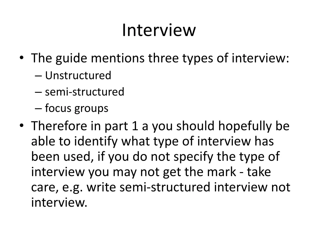 interview