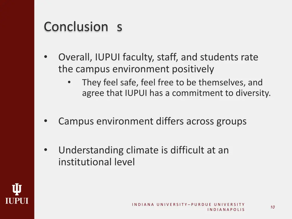conclusion s