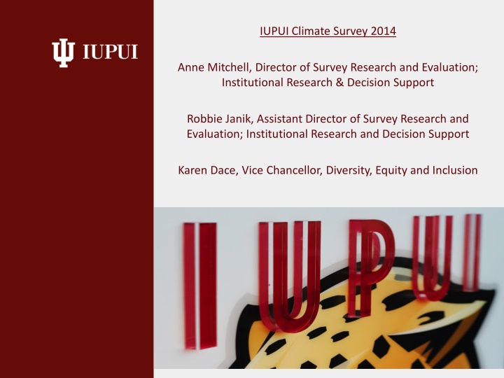 iupui climate survey 2014