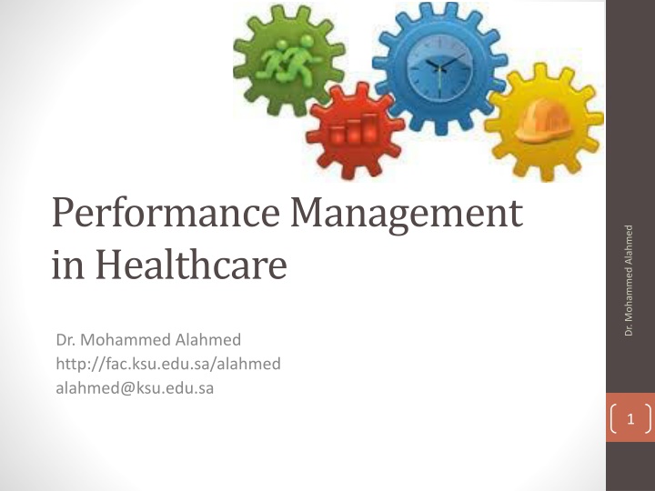 performance management in healthcare