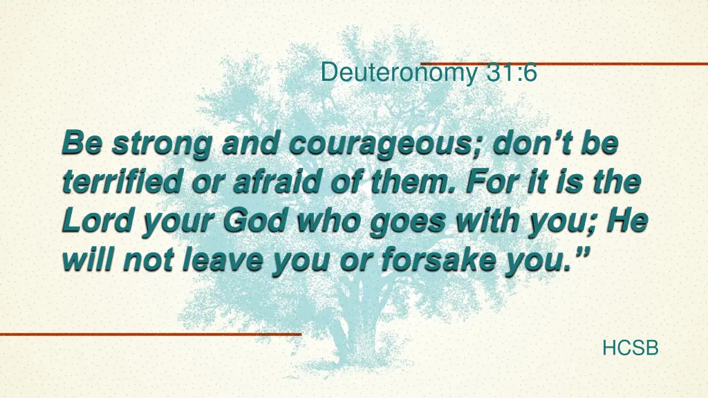 deuteronomy 31 6