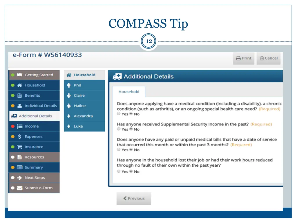 compass tip