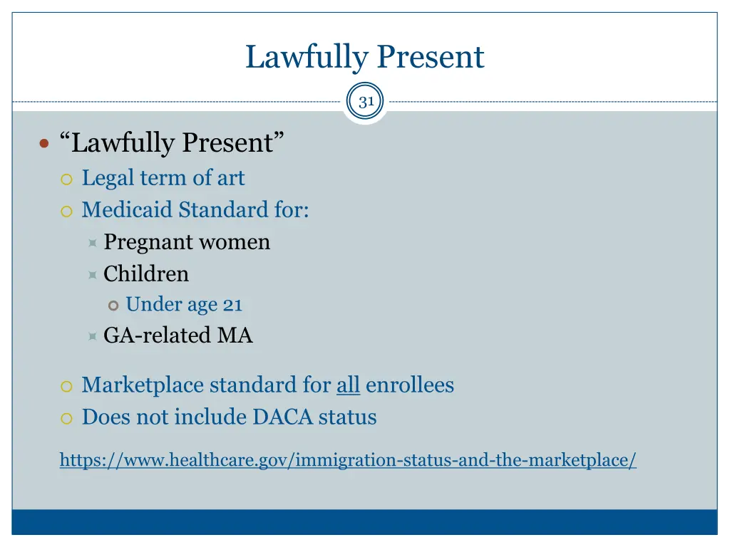 lawfully present