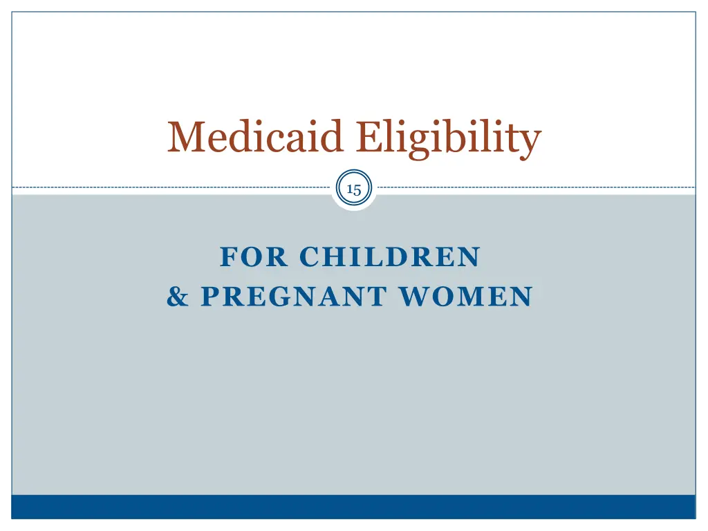 medicaid eligibility 2