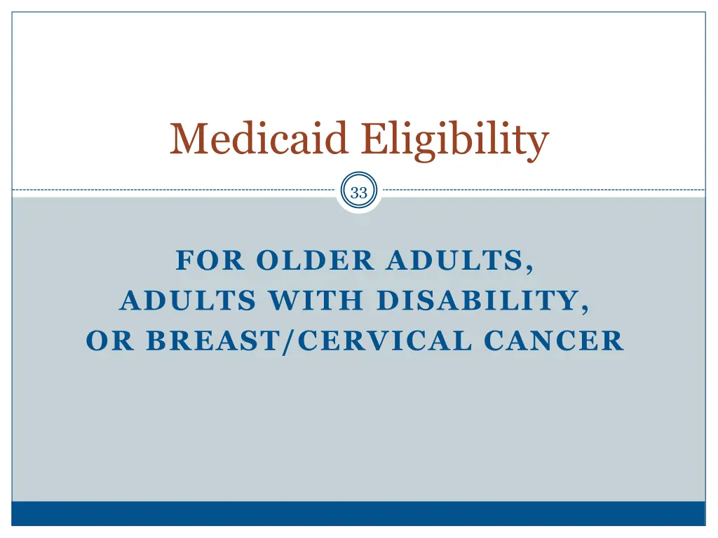 medicaid eligibility 3