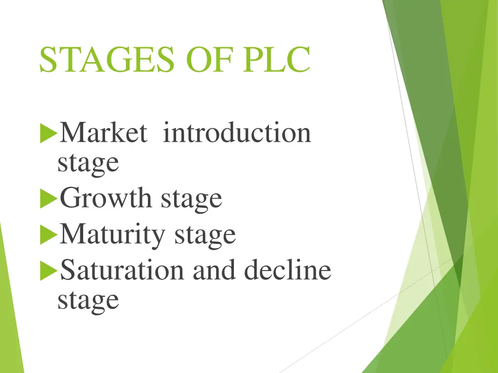 stages of plc