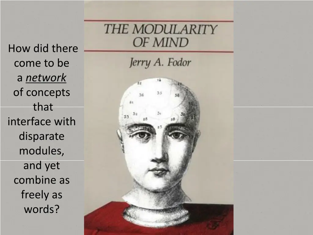 how did there come to be a network of concepts