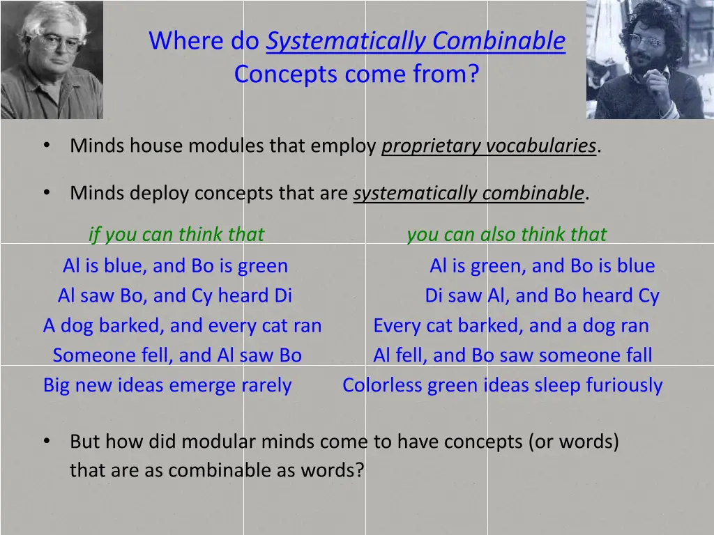 where do systematically combinable concepts come