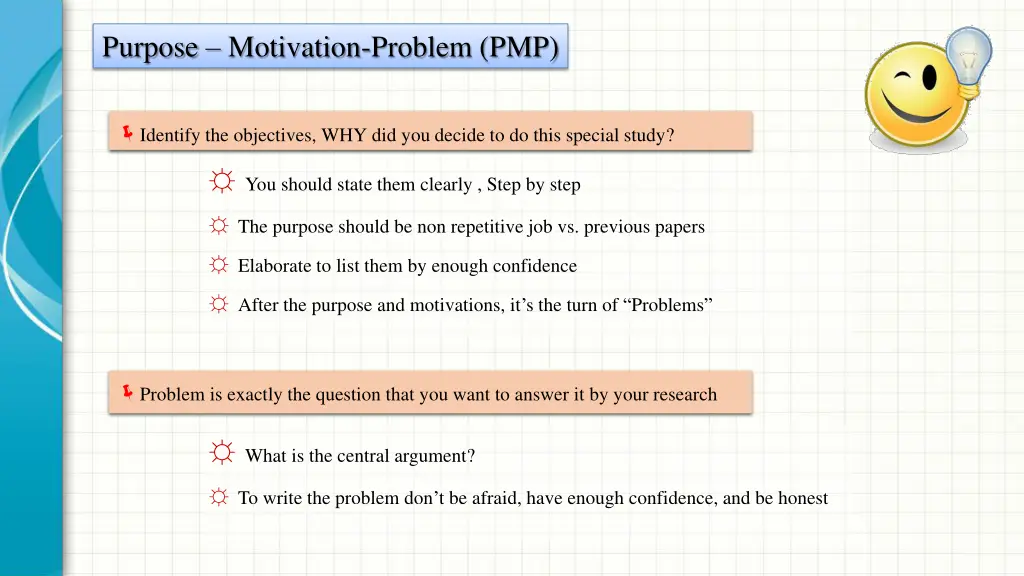 purpose motivation problem pmp