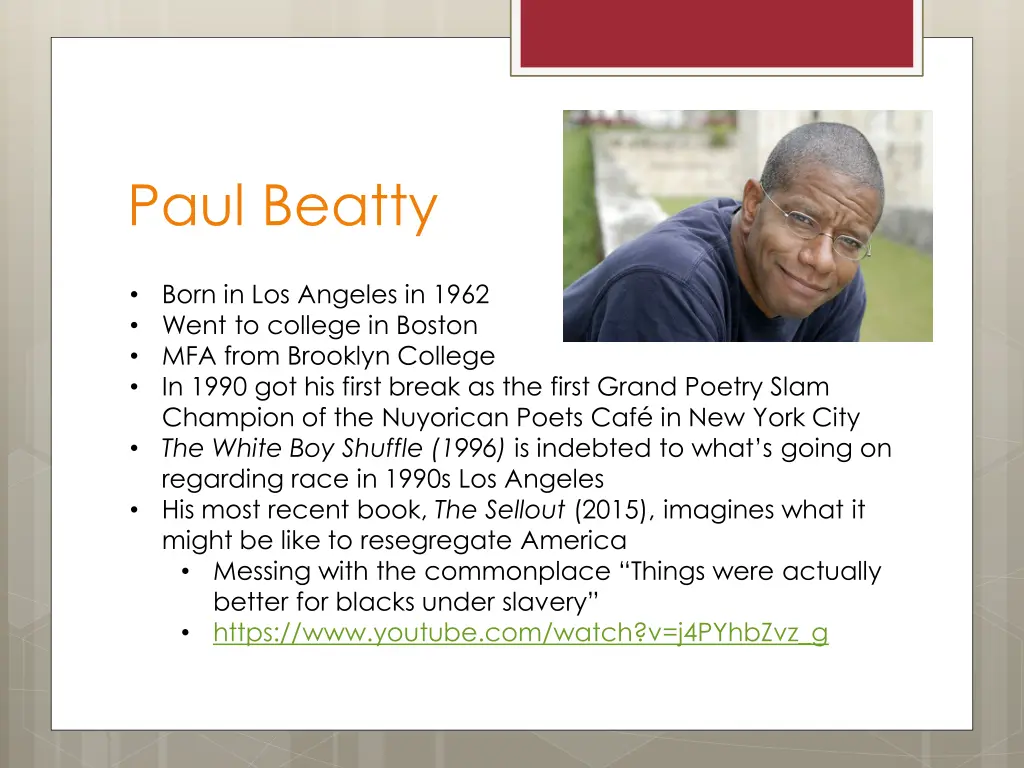 paul beatty