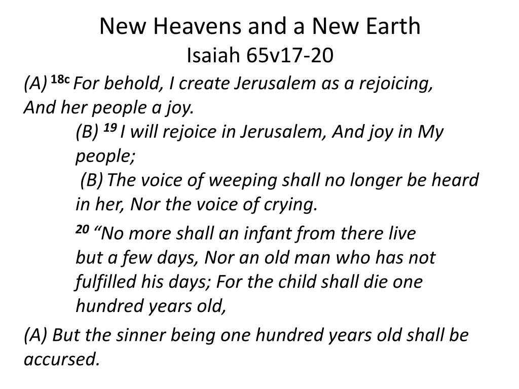 new heavens and a new earth isaiah 65v17 1
