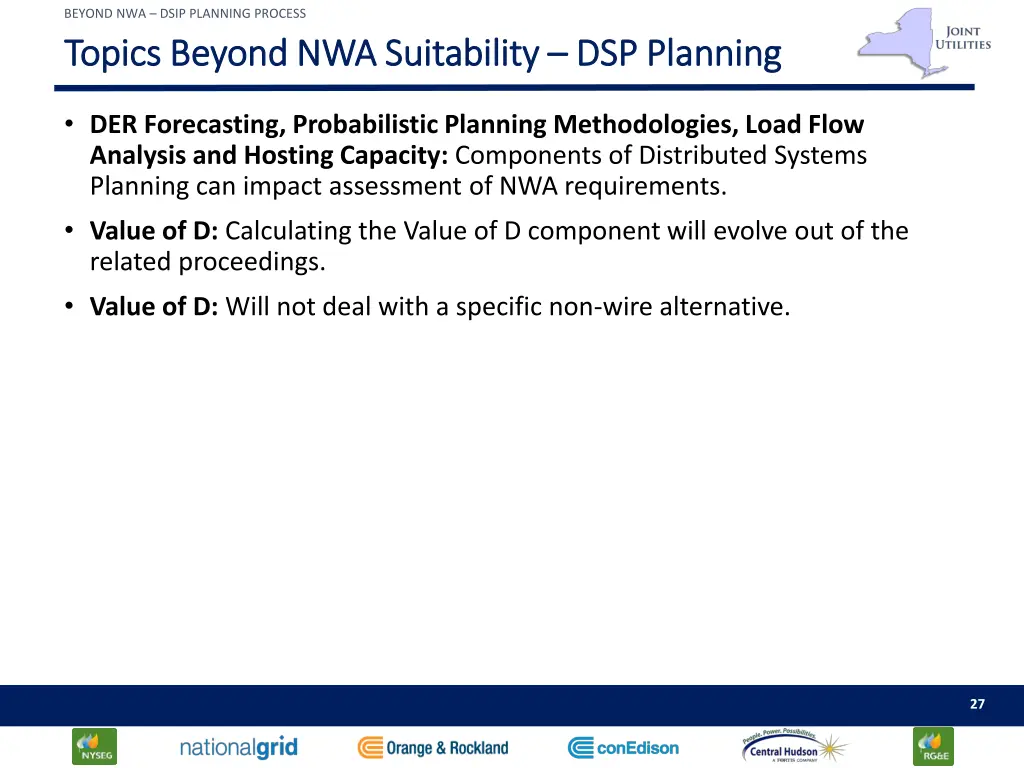 beyond nwa dsip planning process topics beyond