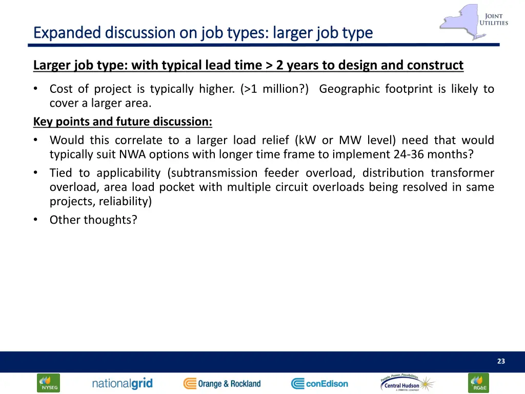 expanded discussion on job types larger job type