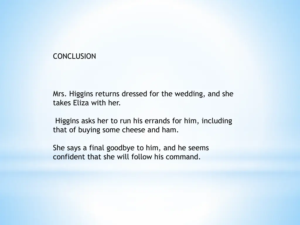 conclusion