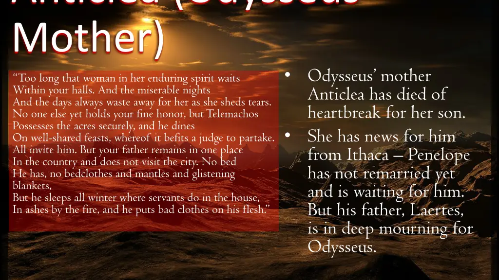 anticlea odysseus mother