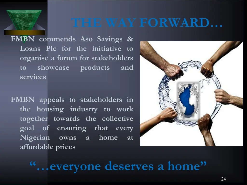 the way forward