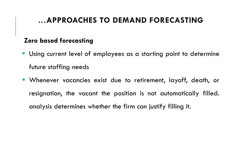 approaches to demand forecasting 4