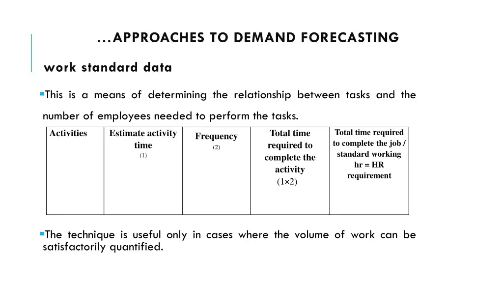 approaches to demand forecasting 6