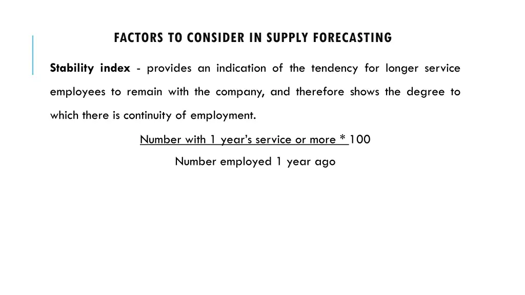 factors to consider in supply forecasting 2