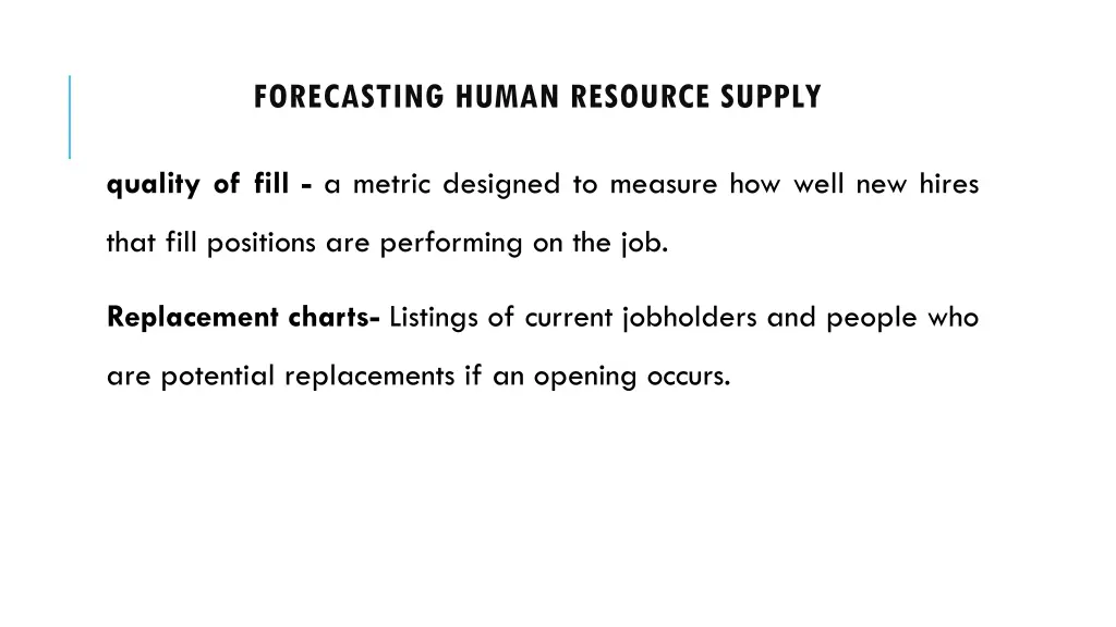 forecasting human resource supply 3
