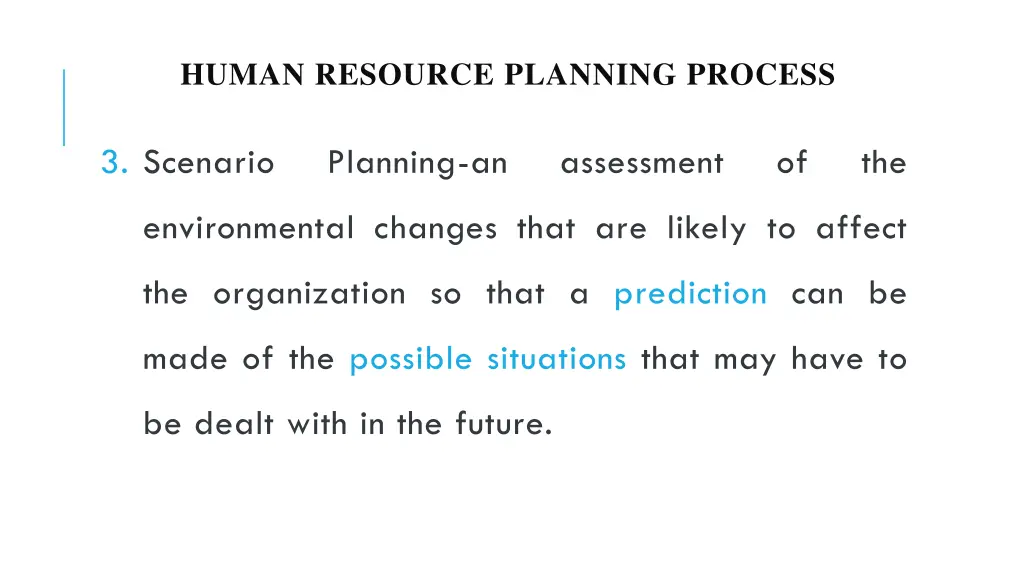 human resource planning process 1