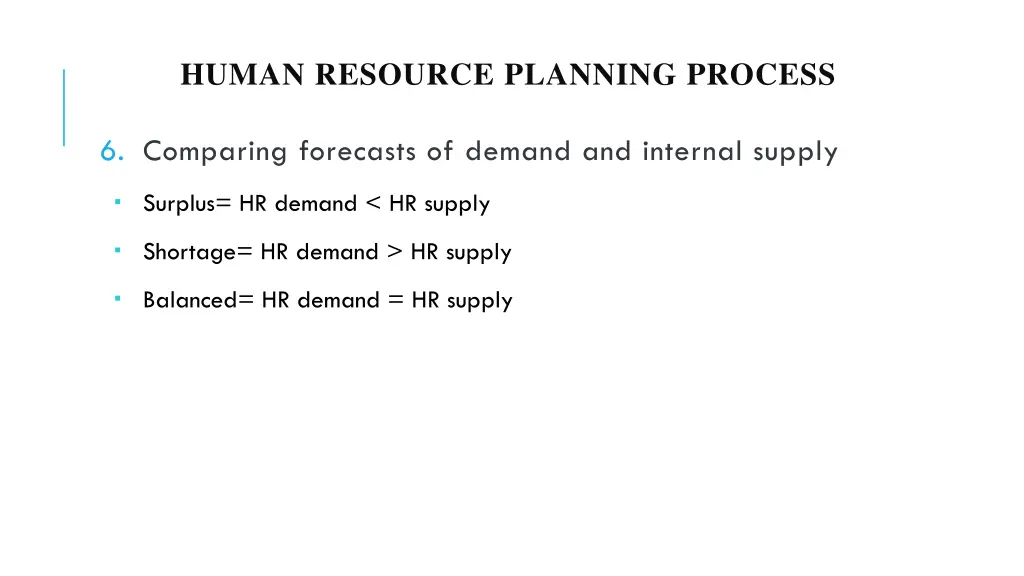 human resource planning process 3
