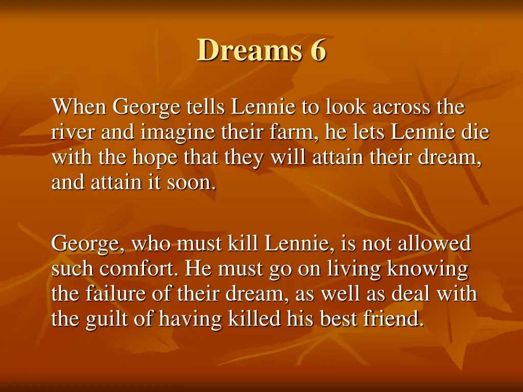 dreams 6