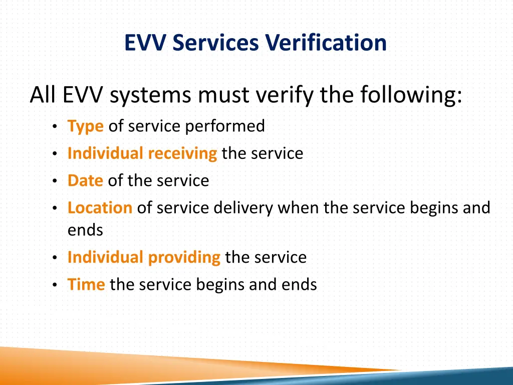 evv services verification