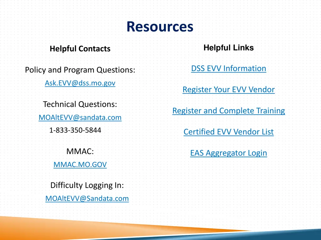 resources