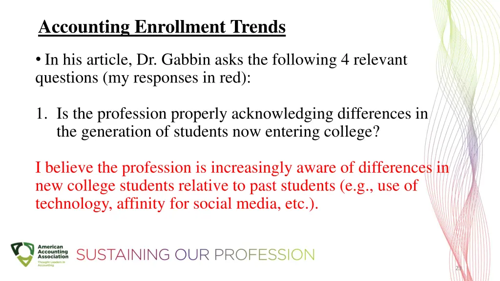 accounting enrollment trends 7