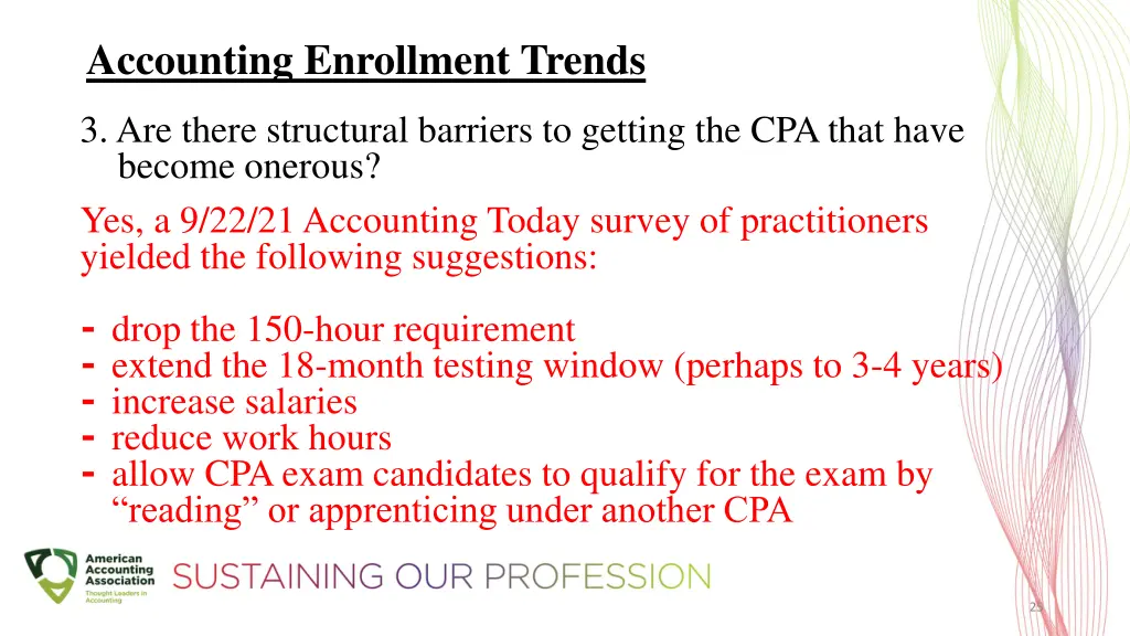 accounting enrollment trends 9