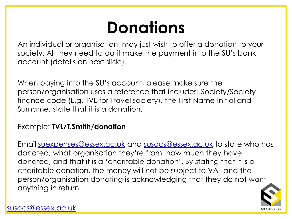 donations