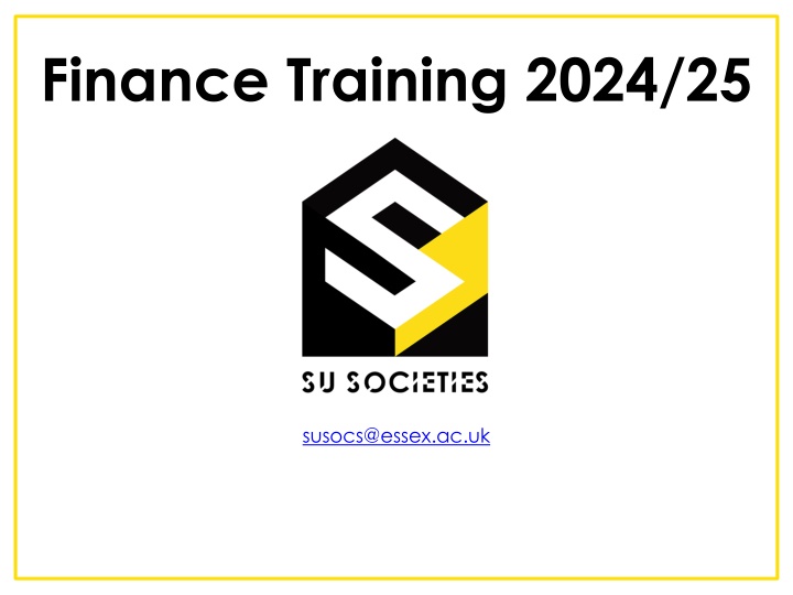 finance training 2024 25