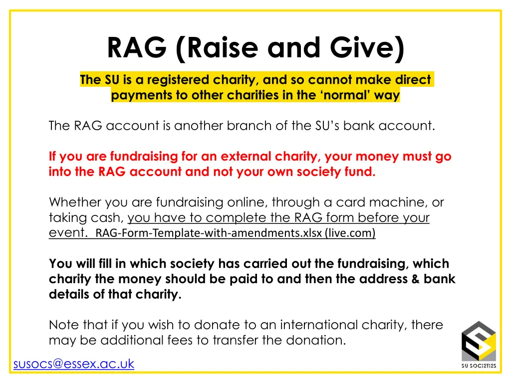rag raise and give