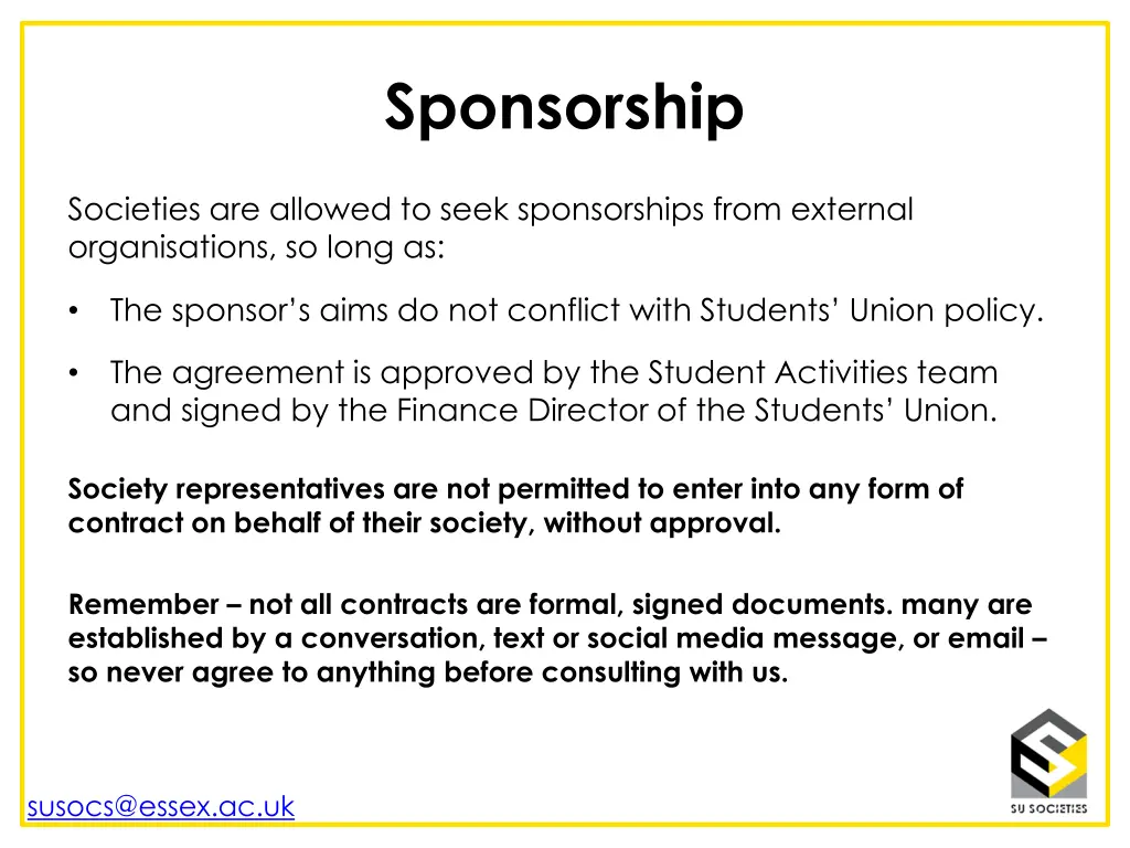 sponsorship