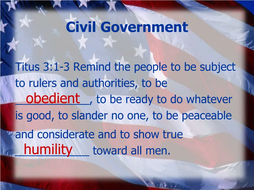 civil government