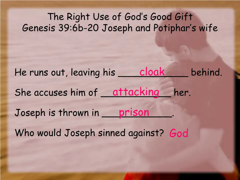 the right use of god s good gift genesis 1