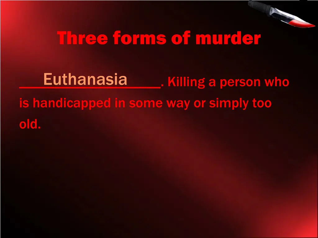 three forms of murder 4