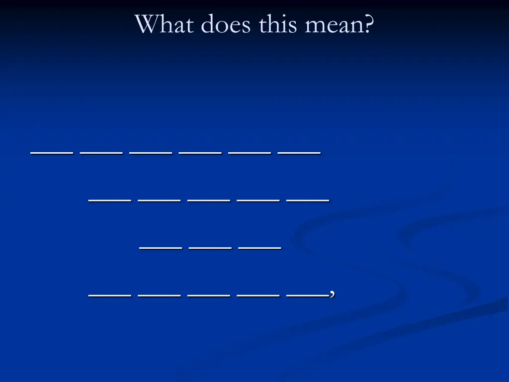 what does this mean 6