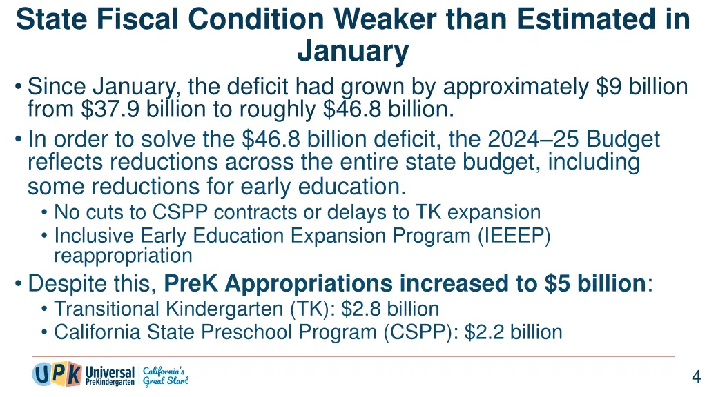 state fiscal condition weaker than estimated
