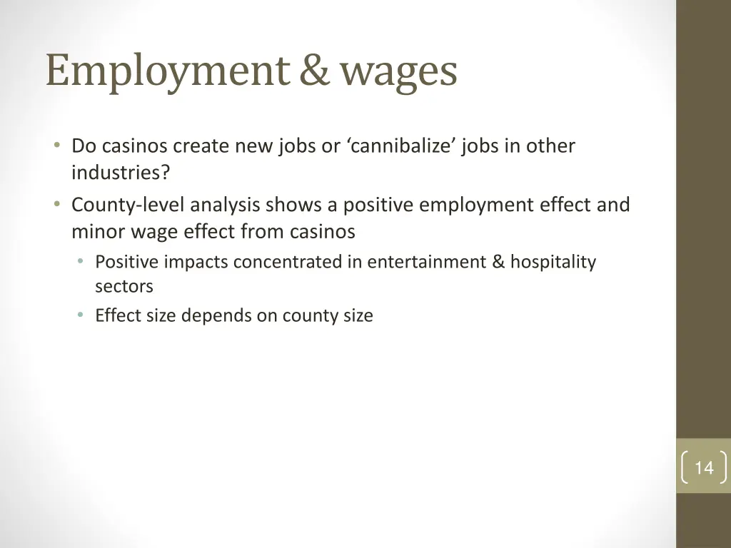 employment wages