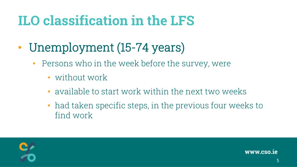 ilo classification in the lfs 1