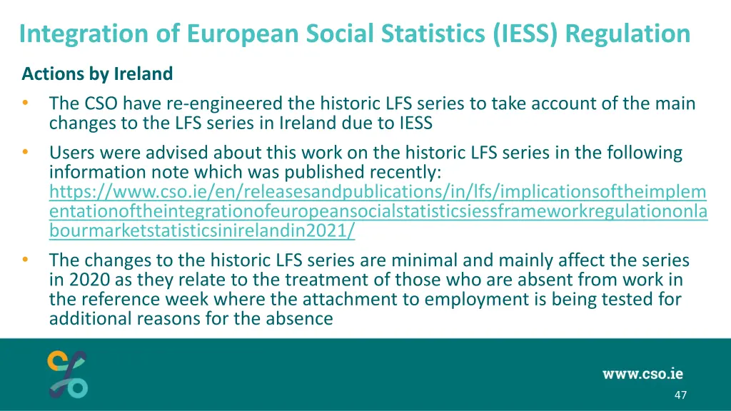 integration of european social statistics iess 4