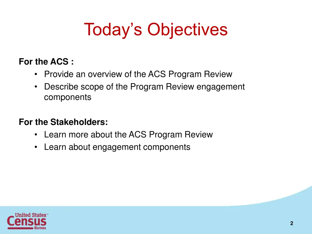 today s objectives
