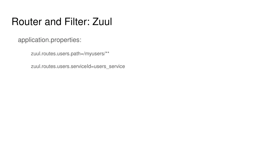 router and filter zuul 1