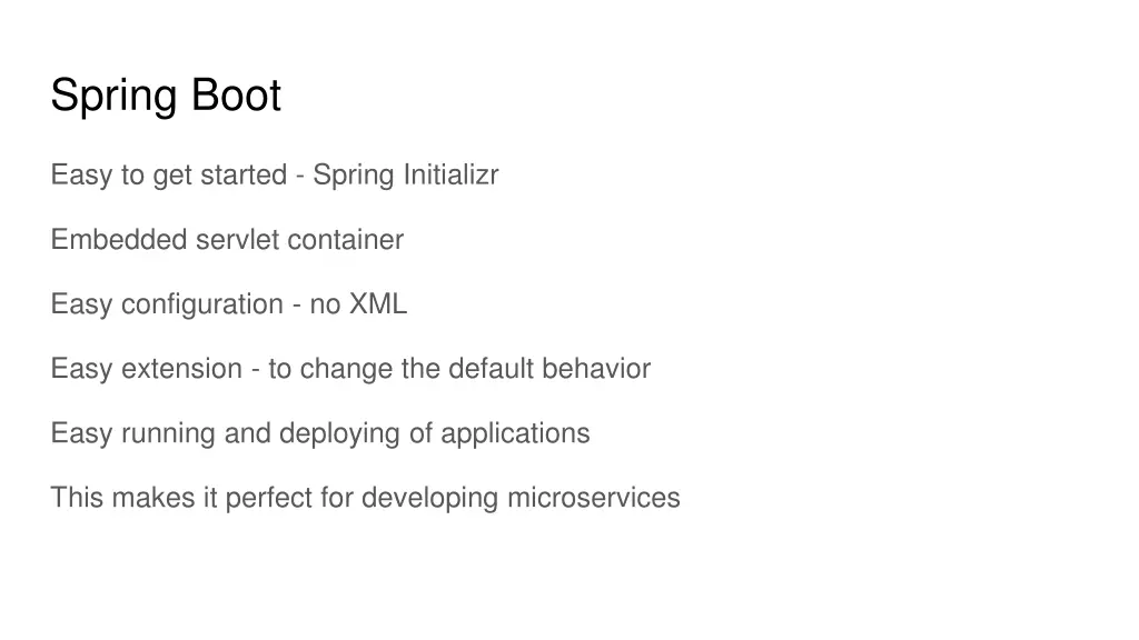 spring boot