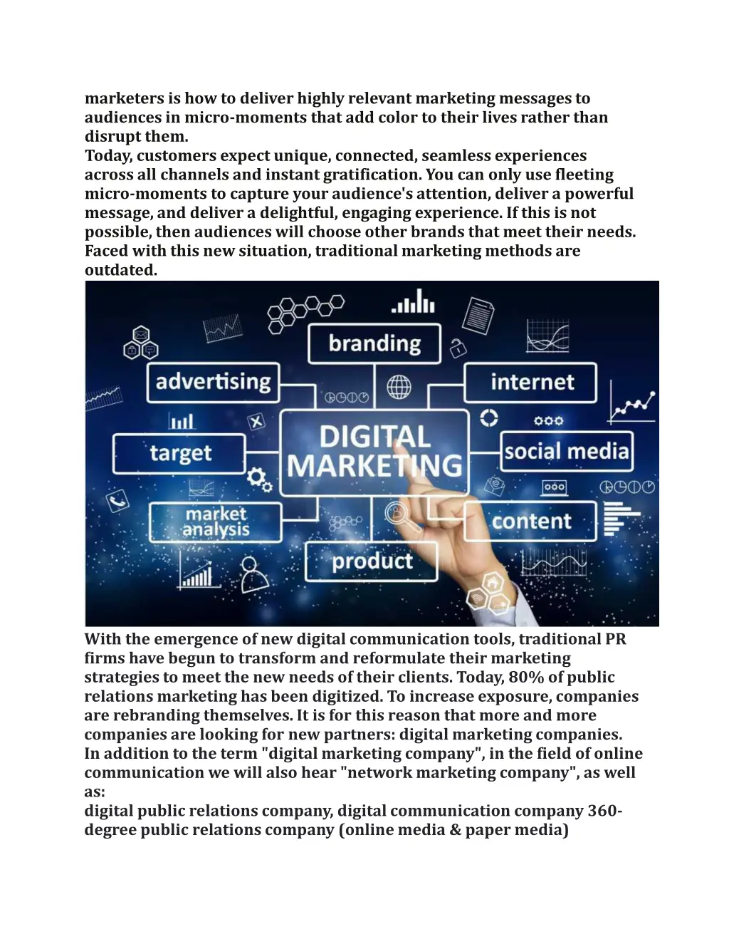 marketers is how to deliver highly relevant