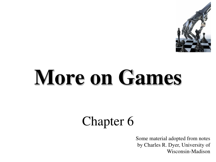 more on games