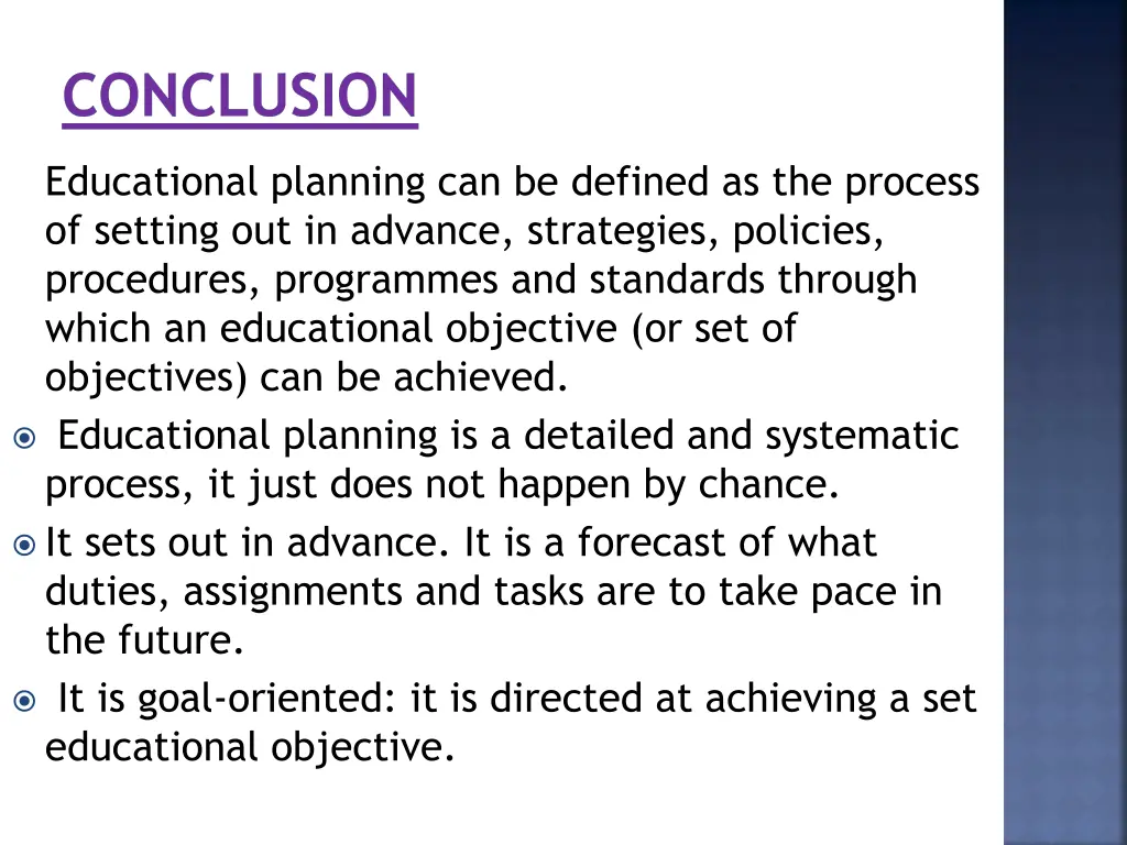 conclusion
