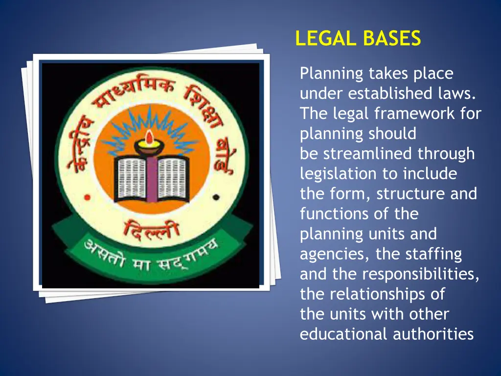legal bases